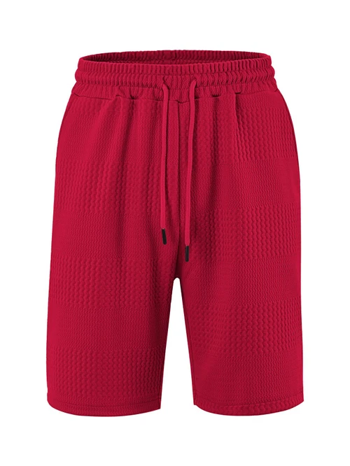 Men's Striped Jacquard Casual Shorts Beach Trunks NDF-00003