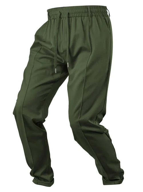 Pantaloni casual da uomo in misto lino - Vestibilità comoda e leggera NDF-00003