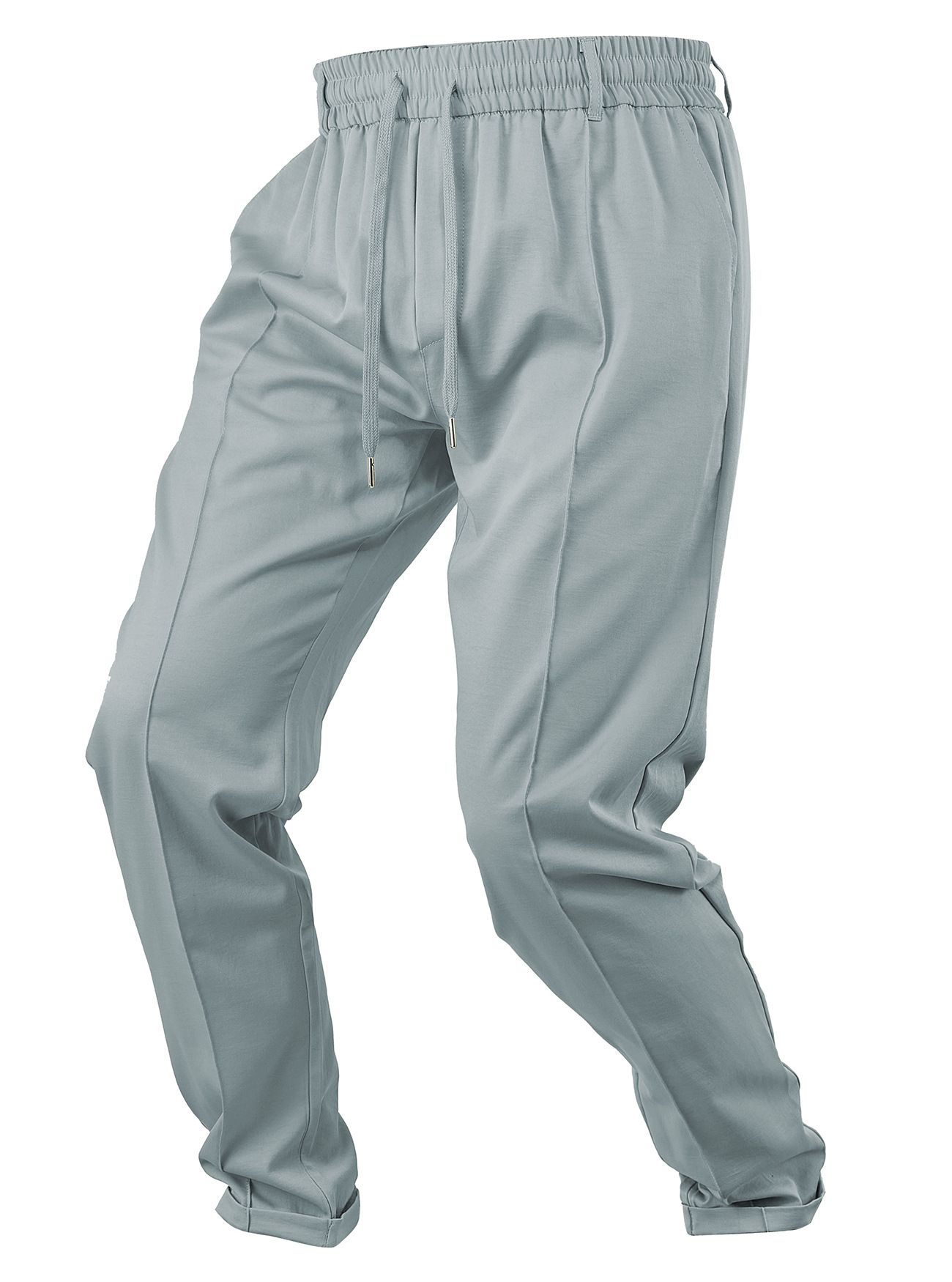 Men's Casual Linen Blend Pants - Lightweight Relaxed Fit NDF-00003