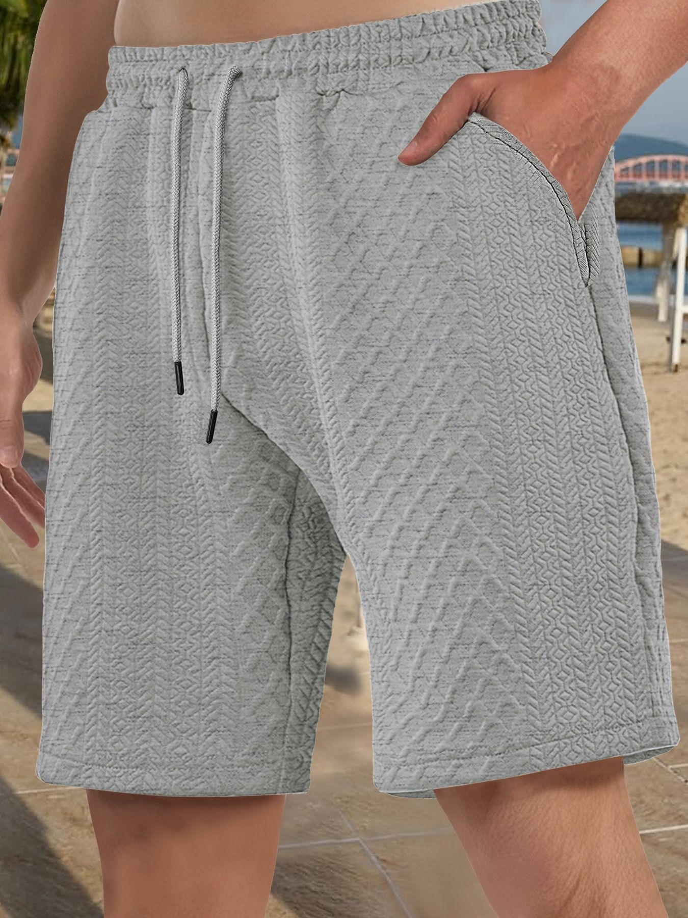 Men's Retro Summer Shorts Relaxed Fit Casual Beach Trunks NDF-00004