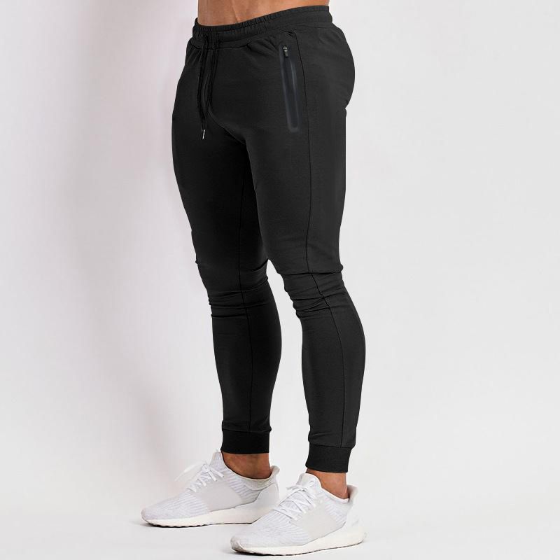 Pantalones deportivos casuales para hombre, ajustados, de algodón transpirable, NDF-00015