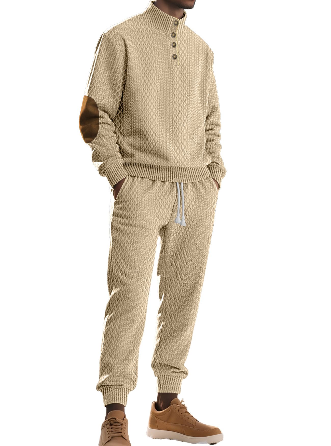 Completo da uomo in jacquard - Casual, sportivo, business, personalizzabile NDF-00042