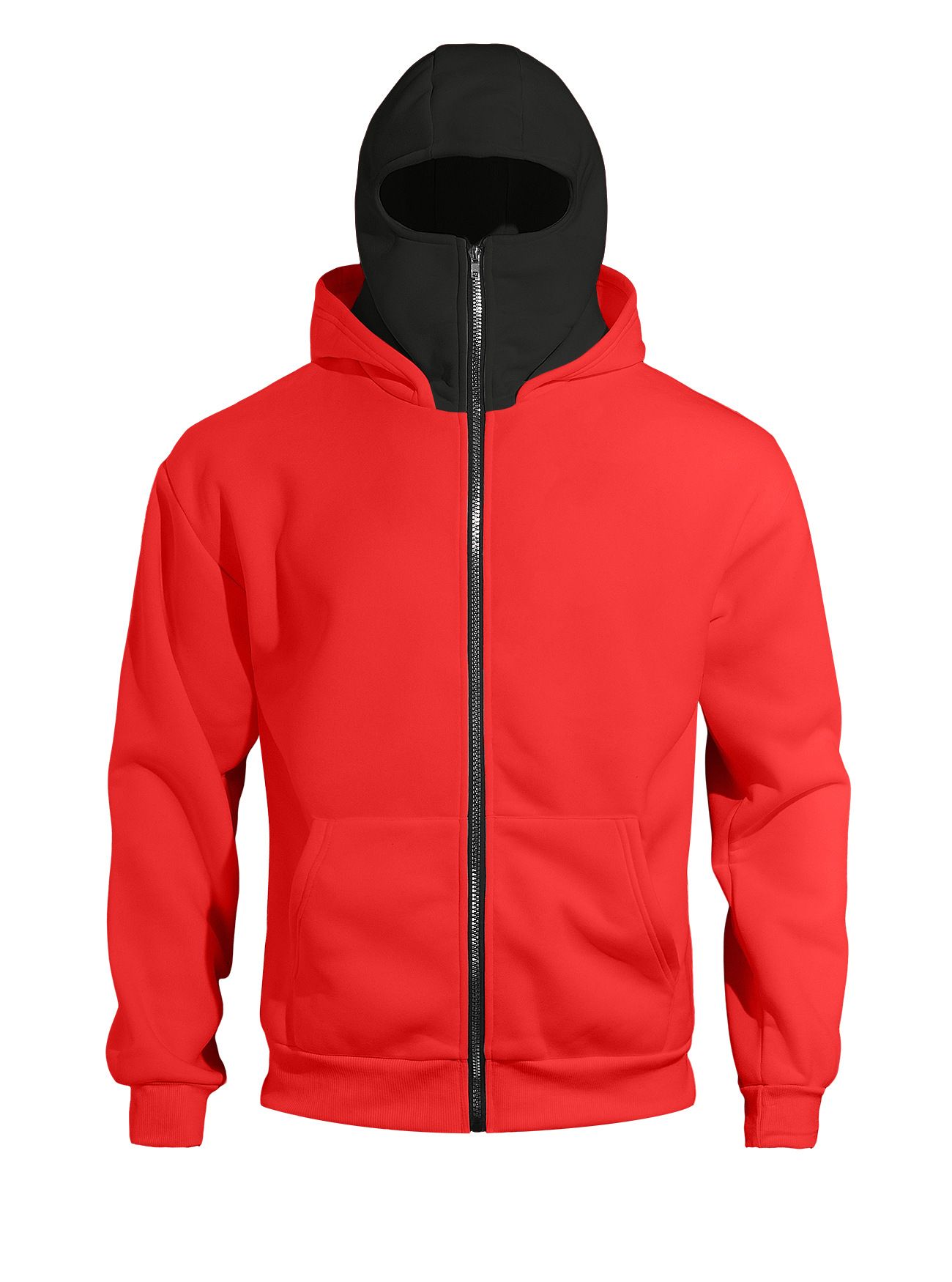 Double Layer Zip Up Hoodie Streetwear Couple Jacket NDF-00011