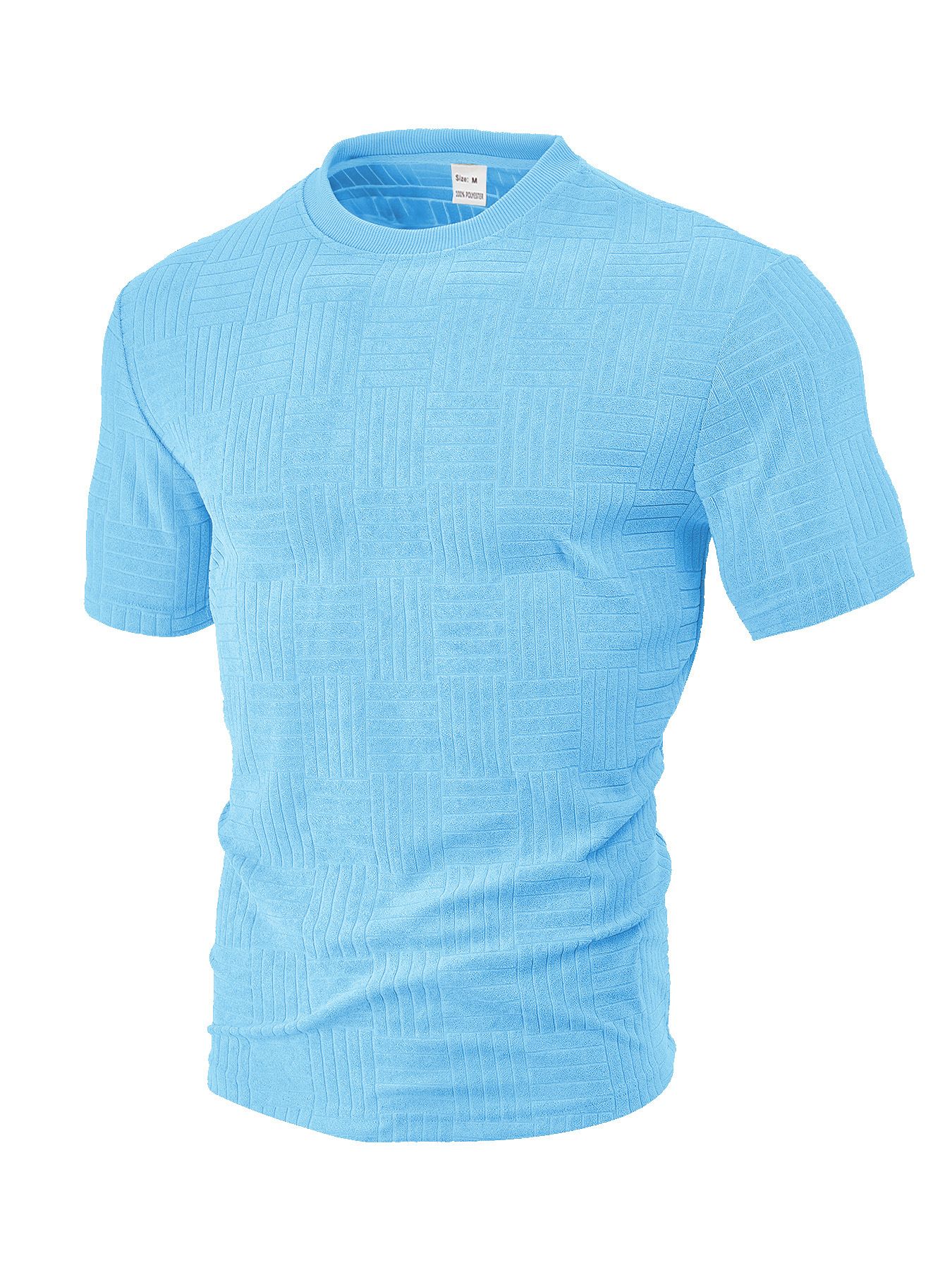Men's Terry Cloth Polo Shirt - Casual Breathable Summer NDF-00019