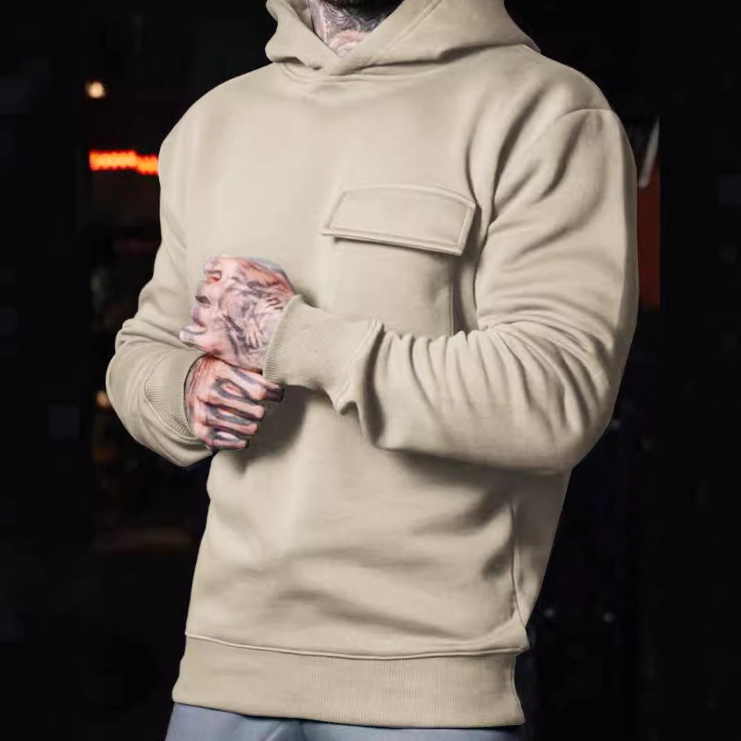 Fleece Pullover Hoodie - Men's Casual Trendy Sweatshirt NDF-00023