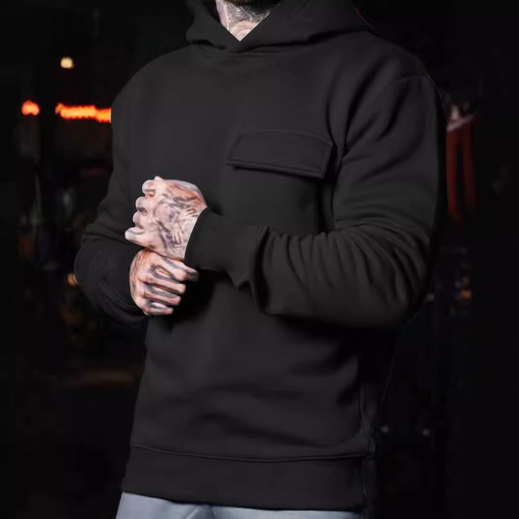 Fleece Pullover Hoodie - Men's Casual Trendy Sweatshirt NDF-00023