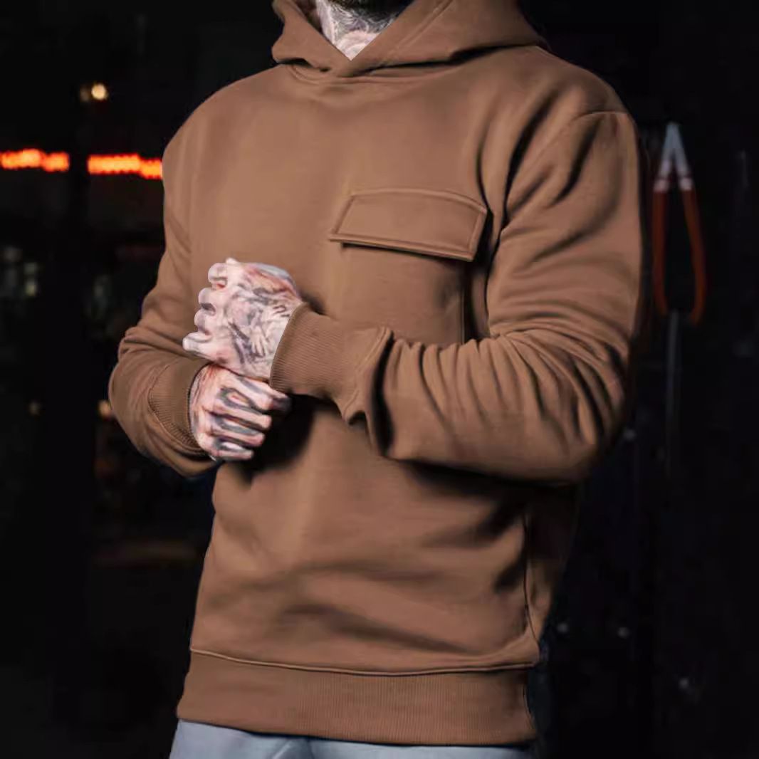 Fleece Pullover Hoodie - Men's Casual Trendy Sweatshirt NDF-00023