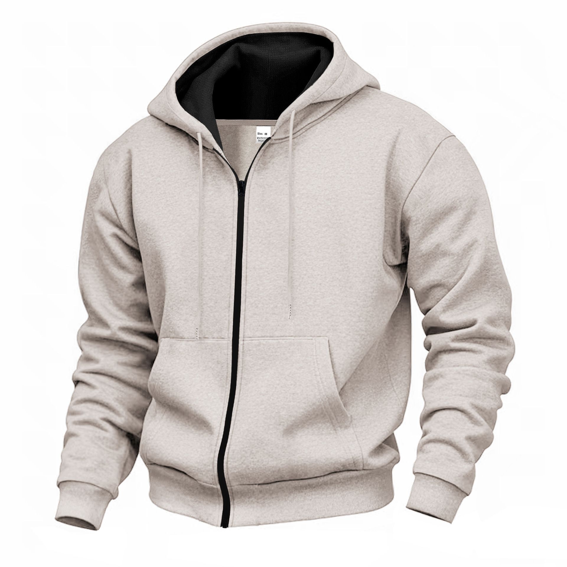 Fleece Pullover Hoodie Sweatshirt - Warm Long Sleeve Mens Top NDF-00032