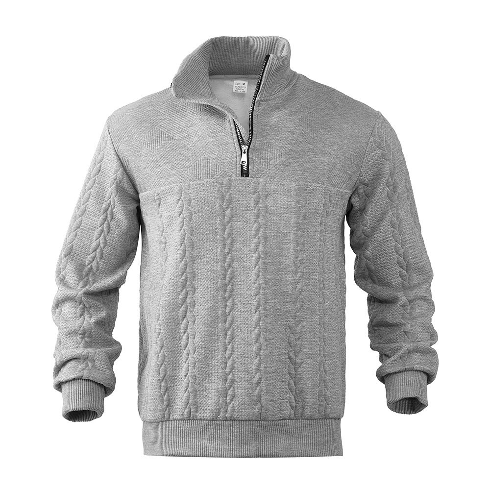 Knit Pullover Sweatshirt Long Sleeve Casual Fall Top NDF-00034