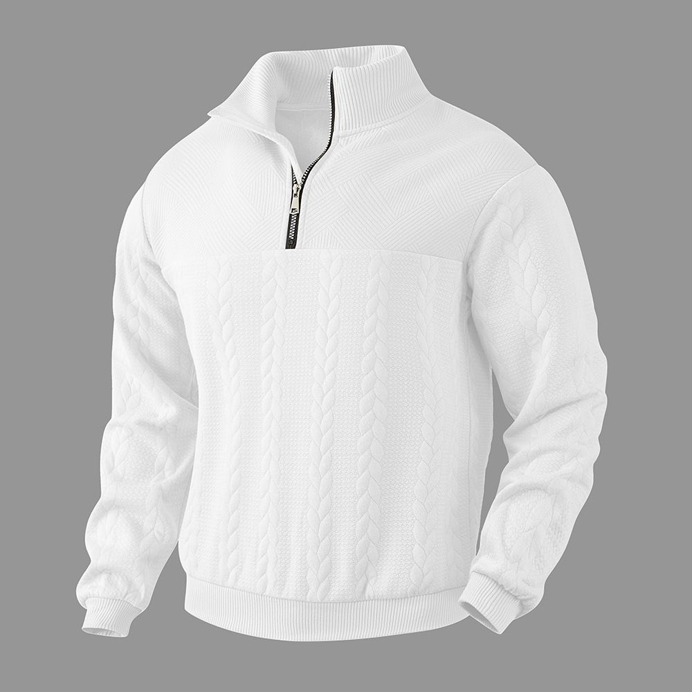 Knit Pullover Sweatshirt Long Sleeve Casual Fall Top NDF-00034