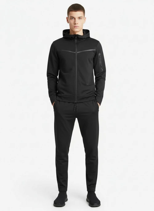 Men's Tracksuit Set Spring Autumn Sportswear Casual Hoodie Jacket 2-Piece NDF-00066