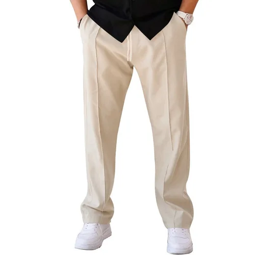 Pantaloni della tuta da uomo a gamba dritta, vestibilità comoda, modello American Oversize NDF-00032