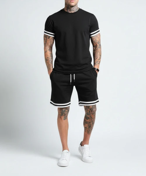 Summer Men's T-Shirt & Shorts Set Casual Activewear NDF-00072