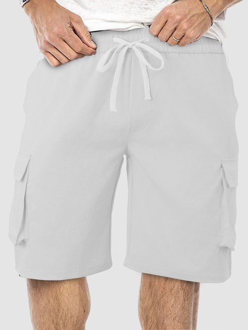 Pantaloncini cargo estivi da uomo, traspiranti, vestibilità ampia, multitasche NDF-00012