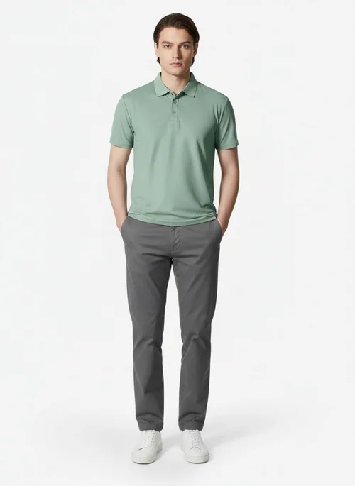 Polo da uomo ad asciugatura rapida - T-shirt casual estiva per lavoro NDF-00028