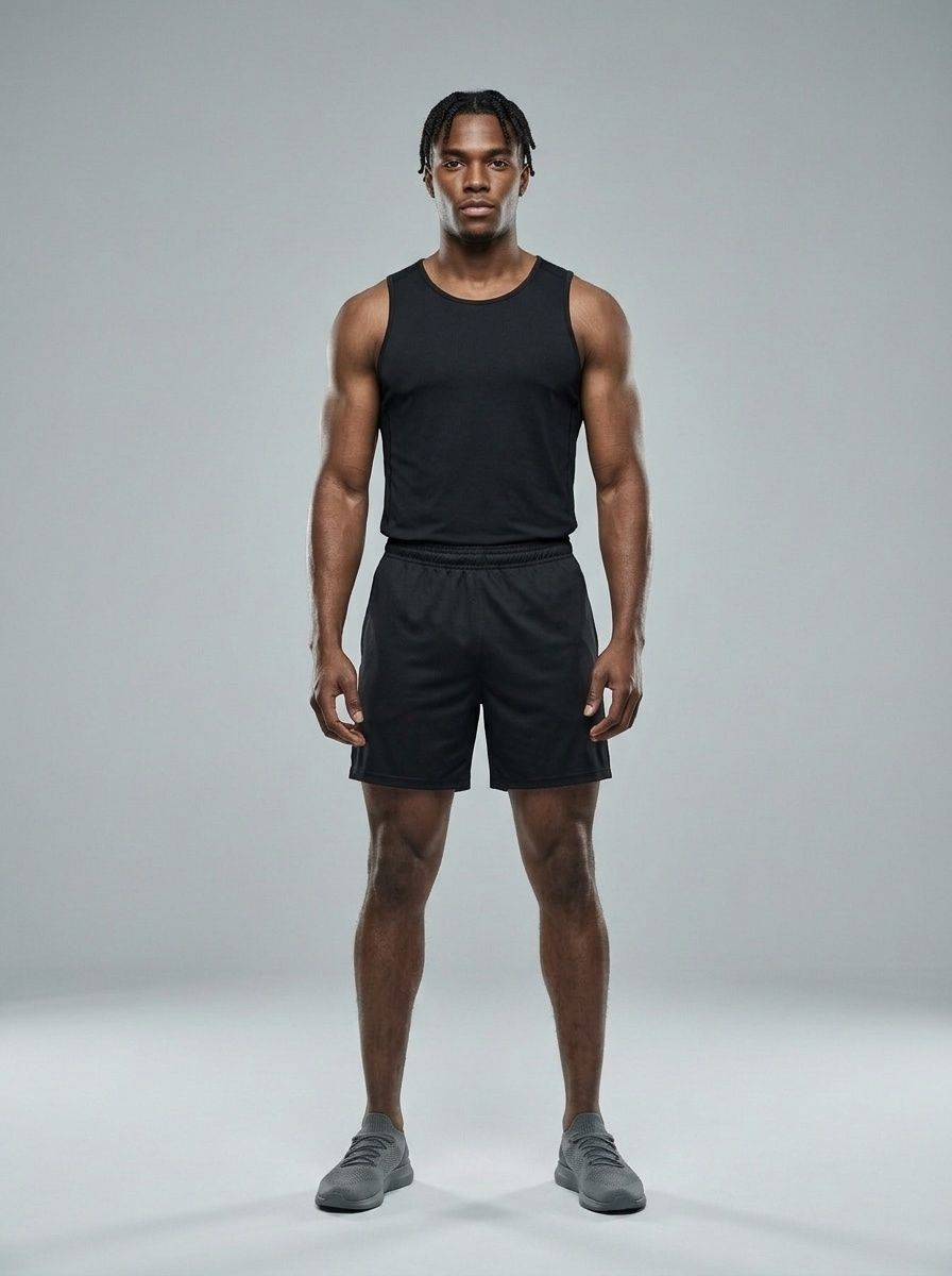 Loose Fit Summer Solid Training Shorts for Men: Quick-Drying Athletic Performance Gear