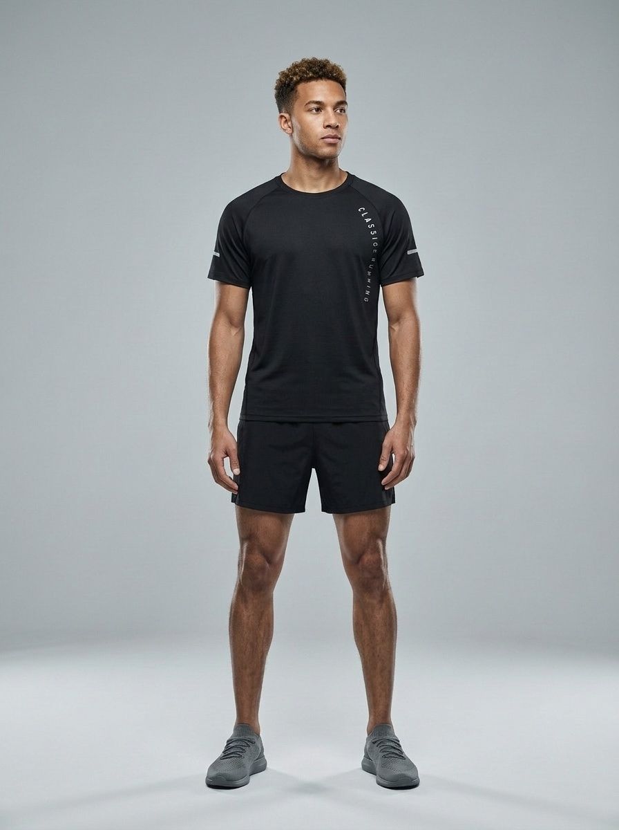 Quick-Drying High Quality Ice Silk Short-Sleeve Training T-Shirt for Men: Breathable Summer Athletic Top