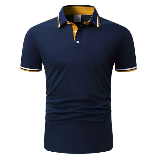 Breathable Quick-Dry Short-Sleeve Polo Shirt for Men Casual Summer Business Sportswear