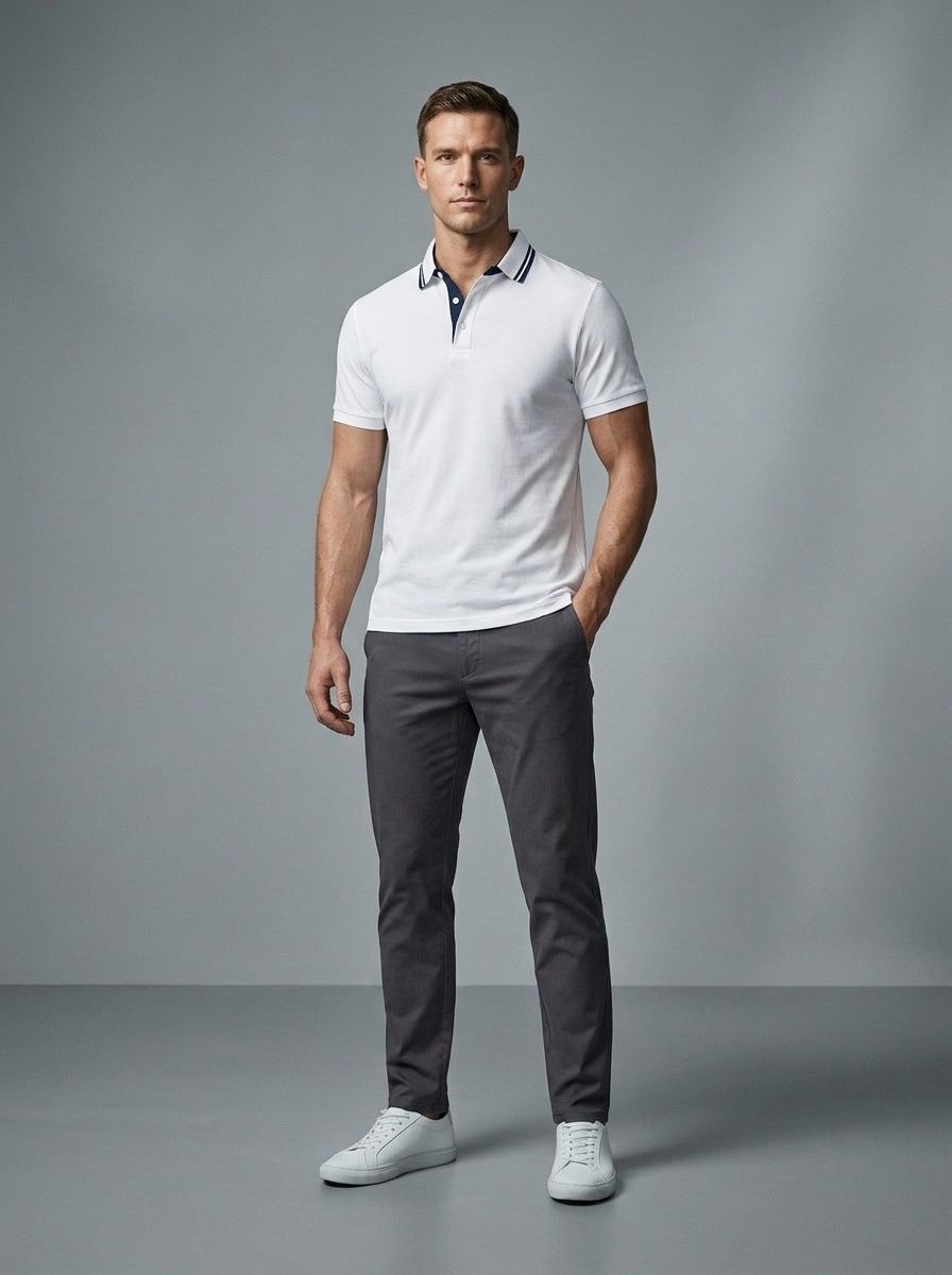 Breathable Quick-Dry Short-Sleeve Polo Shirt for Men Casual Summer Business Sportswear