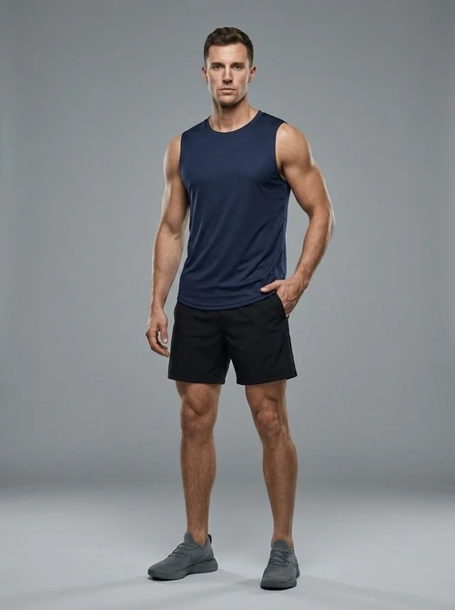 Slim Fit Quick-Dry Summer Training Vest for Men: Breathable High Elasticity and Moisure Wicking Fitness Top
