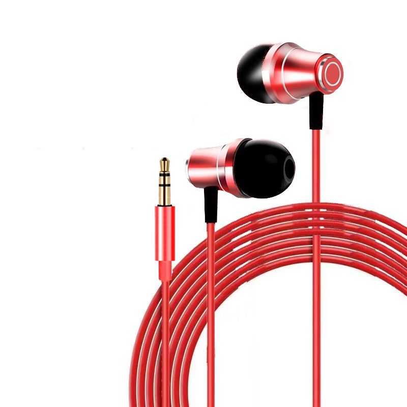 Extra Long 10ft (3M) Wired In-Ear Headphones with HD Mic, 10mm Drivers, 3.5mm Audio Jack