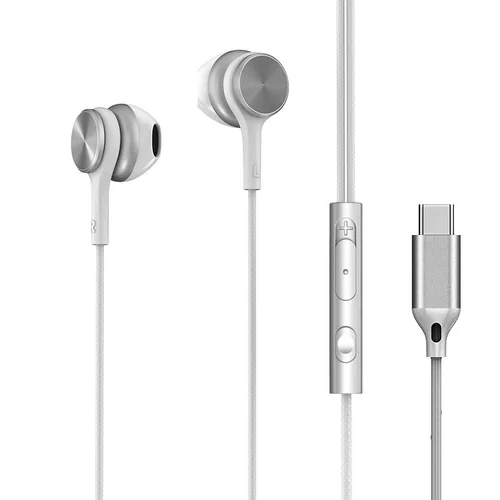 HiFi Wired In-Ear Earbuds with In-Line Mic, Digital Noise Reduction, 10mm Drivers, 3.5mm / USB-C