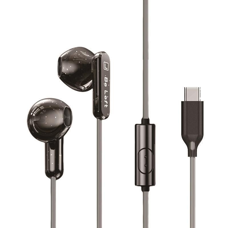 Wired In-Ear Headphones with In-Line Mic, Physical Noise Reduction, Bass Boost, 3.5mm / USB-C