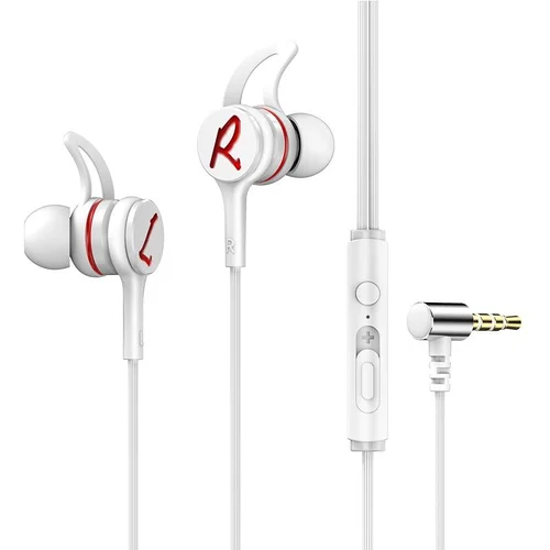 Wired In-Ear Gaming Earbuds with Noise Cancelling Mic, 10mm Deep Bass Drivers, 3.5mm / USB-C