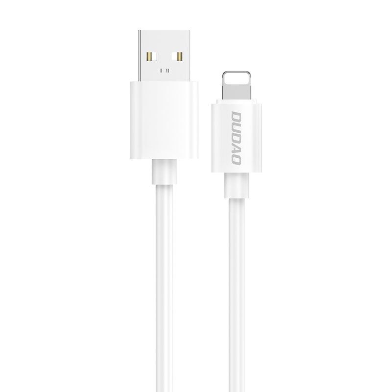 Fast Charging Data Cable for iPhone & Android Devices, Durable USB Charger Cord, High-Speed Data Sync, White
