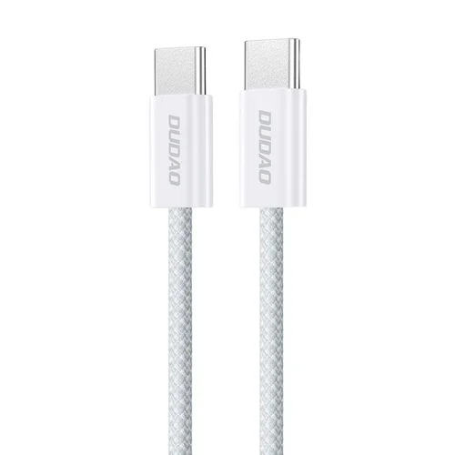 PD 60W USB-C to USB-C Fast Charge Braided Data Cable, High-Speed 480Mbps Data Transfer, Durable Design, Grey