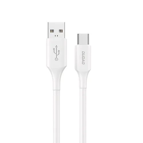 120W USB-C Fast Charging Cable, 6A Data Sync Cord, Universal Compatibility, High-Speed Transfer, White