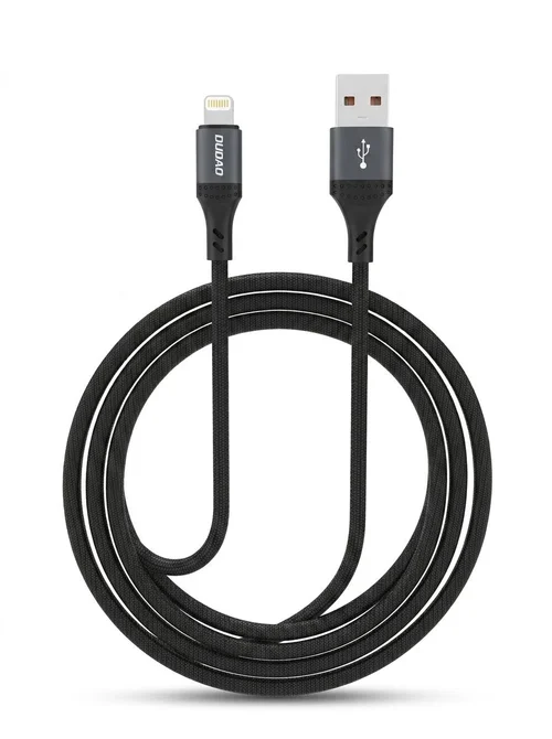 Braided USB Fast Charging Cable for iPhone & Android, 3A High-Speed Data Transfer, Durable Design, Black