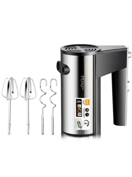 RAF 600W 5-Gang-Elektro-Handmixer zum Backen und Kochen