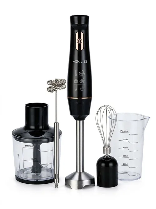 ACKILISS 5-in-1 Stabmixer-Set – 300 W Leistung