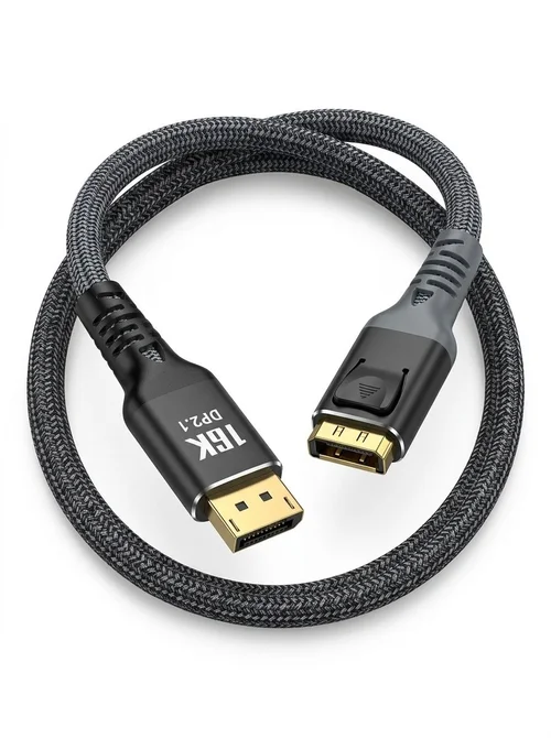 DisplayPort 2.1 Cable 16K@60Hz 40Gbps Gaming Monitor Cable