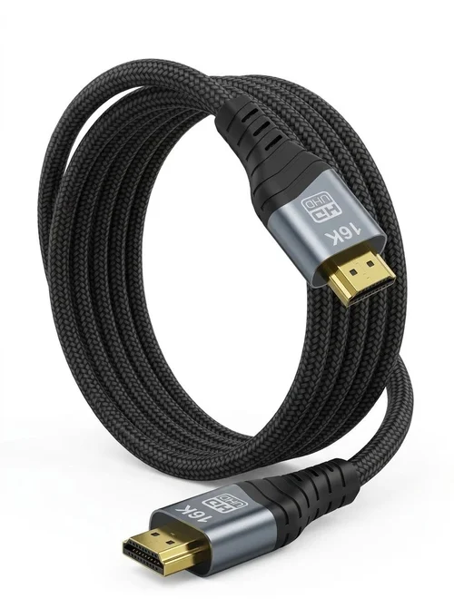 16K HDMI 2.2 Cable - Ultra High Speed Braided 96Gbps