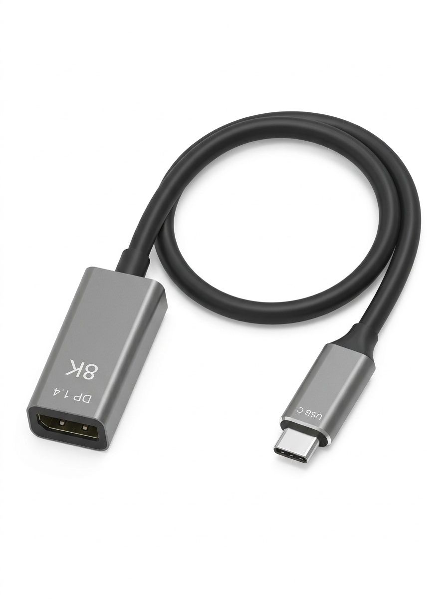 USB-C to DisplayPort 8K Adapter - 60Hz Type-C DP 1.4 Cable