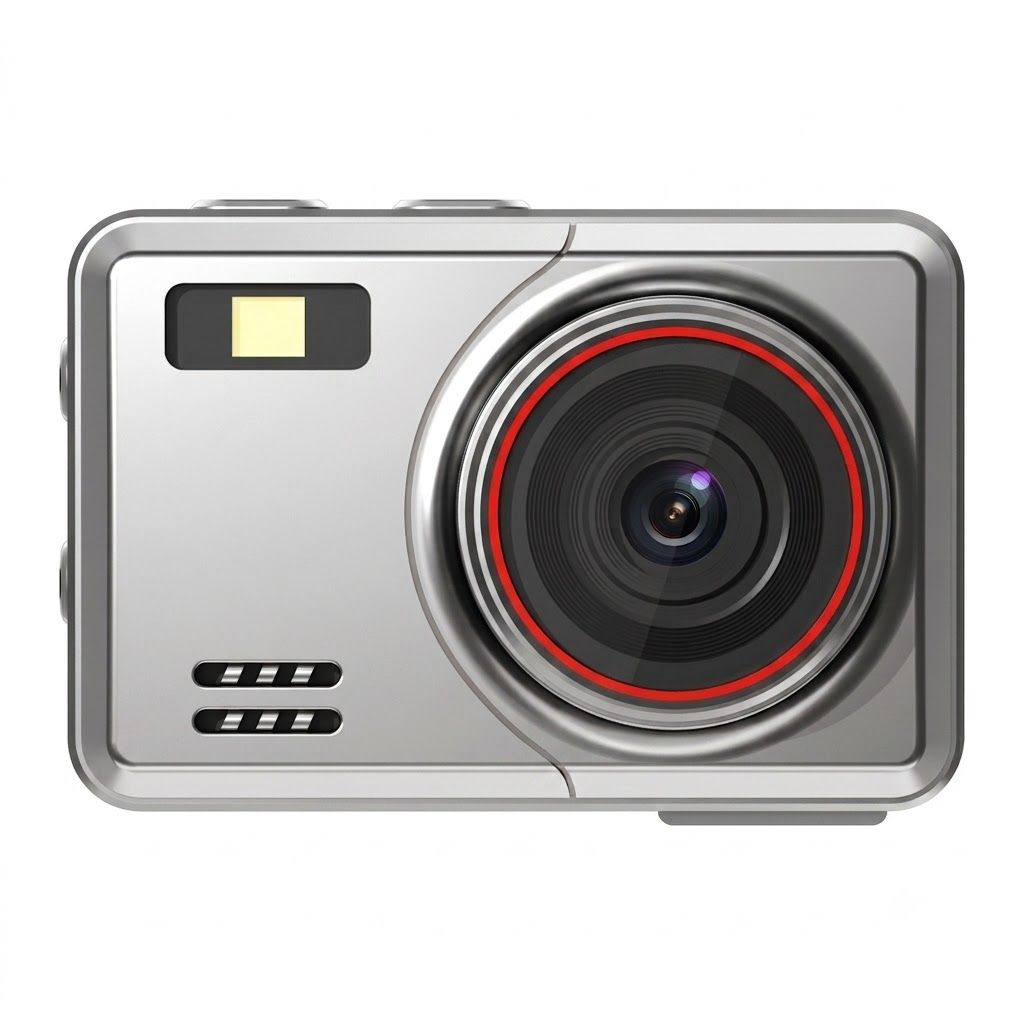 Mini Retro Camera HD 1080P Recording, Zinc Alloy Portable Digital Camcorder, 2.0MP Photos, Built-in Filters