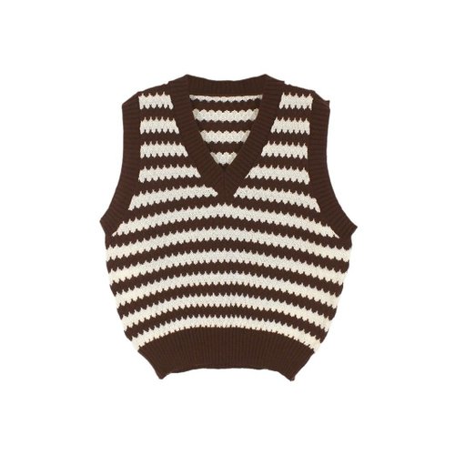 Damen-Strickweste mit V-Ausschnitt – Leichtes Strickoberteil für Frühling und Herbst SSU-00031