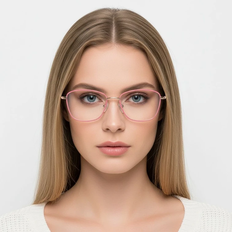 Butterfly Pink Metal Glasses #BS2425-0001