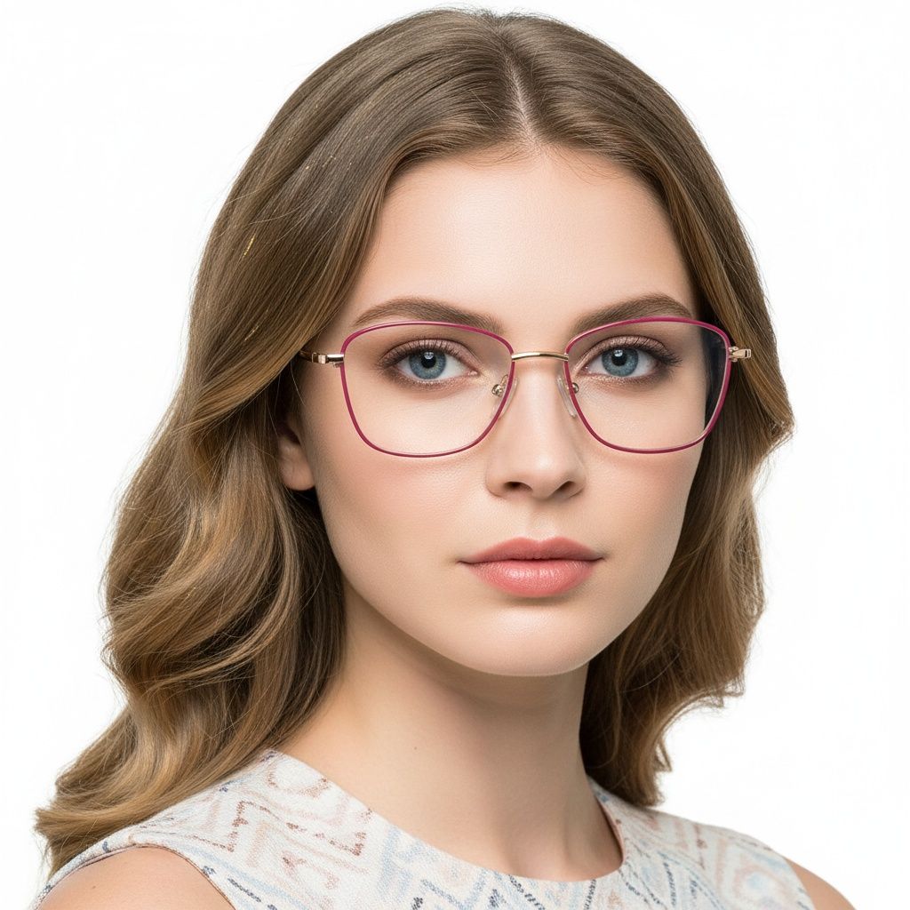 Gafas de metal verde mariposa #BS2425-0003