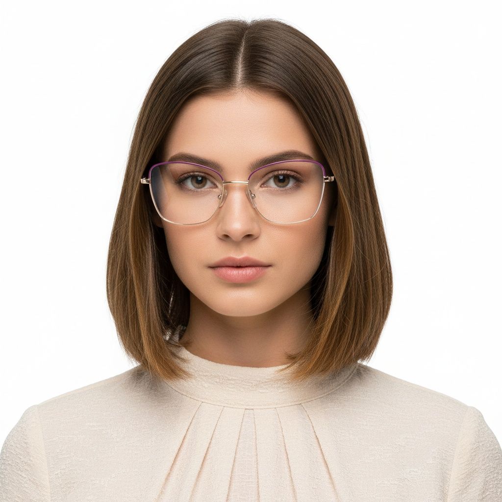 Butterfly White Metal Glasses #BS2425-0025