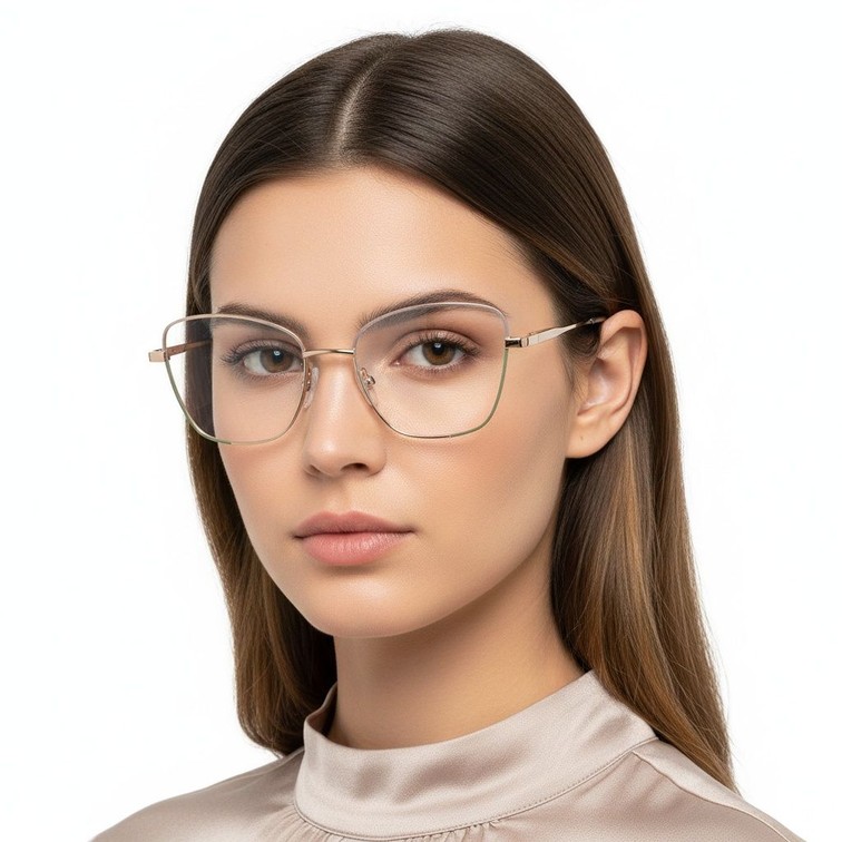 Butterfly Green Metal Glasses #BS2425-0030