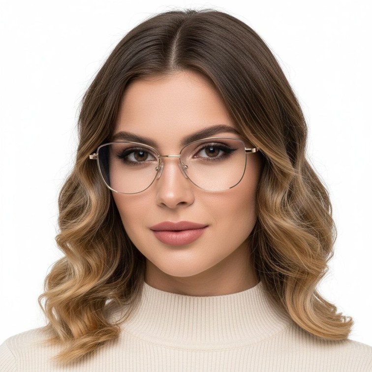 Butterfly Green Metal Glasses #BS2425-0037