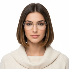 Gafas de metal verde mariposa #BS2425-0043