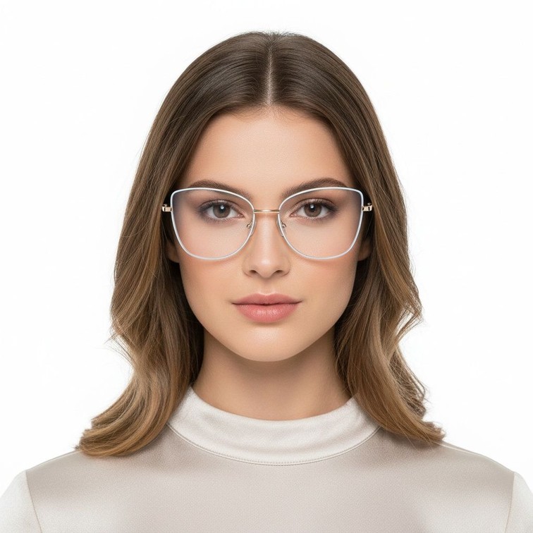 Butterfly Blue Metal Glasses #BS2425-0068
