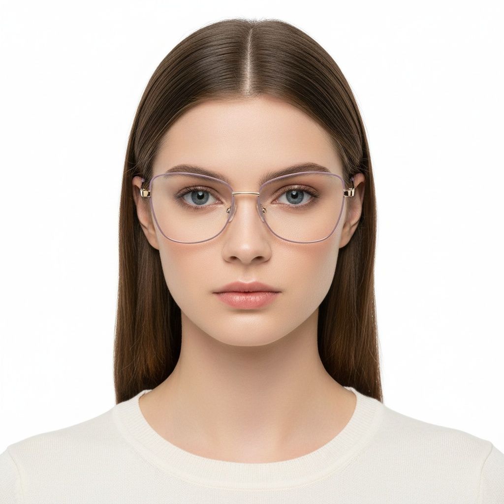 Butterfly Purple Metal Glasses #BS2425-0088