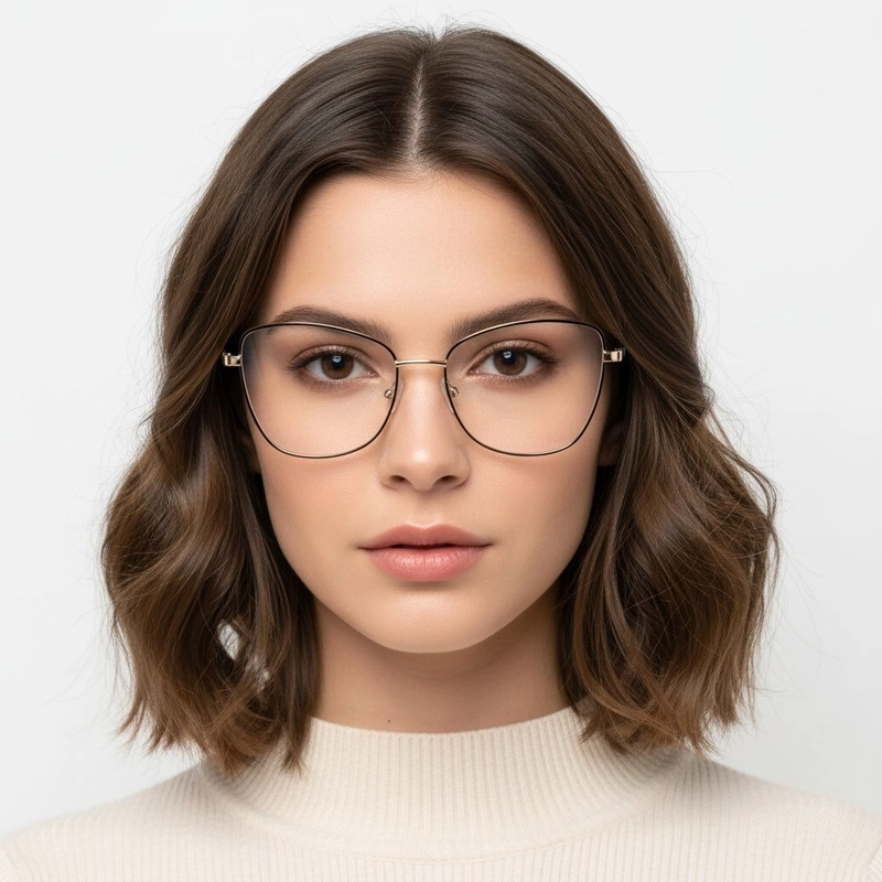 Butterfly Black Metal Glasses #BS2425-0090