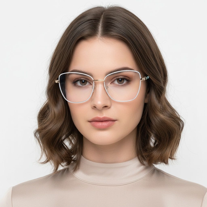 Butterfly Blue Metal Glasses #BS2425-0091