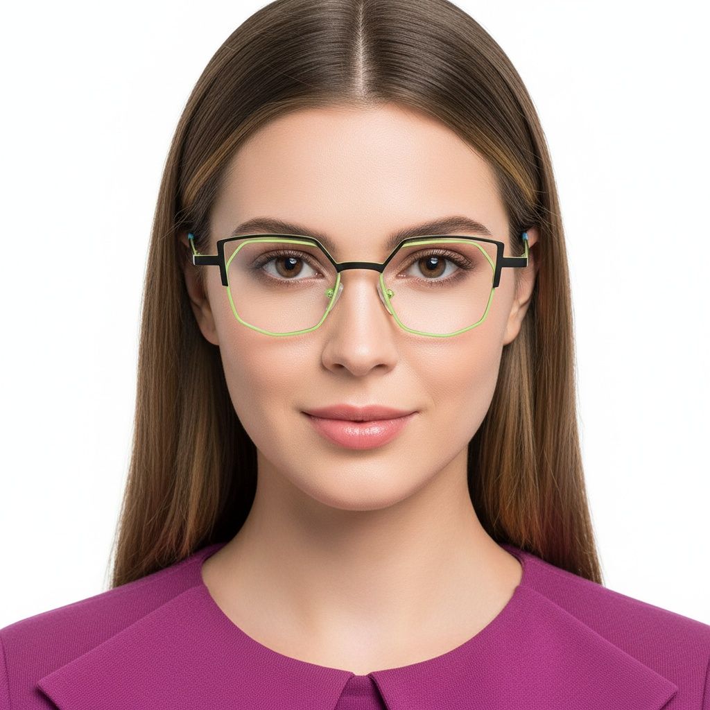 Irregular Black Metal Glasses #BS2425-0178